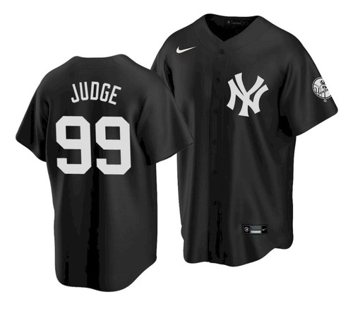 Men's New York Yankees #99 Aaron Judge 2021 Black Cool Base Stitched Baseball Jersey Men's New York Yankees #99 Aaron Judge 2021 Black Cool Base Stitched Baseball Jersey